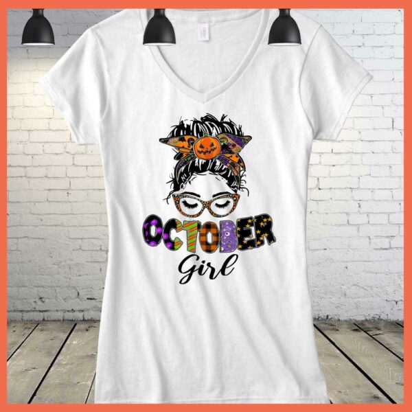 Best October Girl Pumkin halloween shirt, October Girl shirt