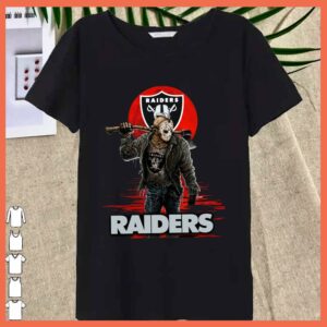 Best Raiders Mashup Jason Voorhees Horror Movies Shirt, Jason Voorhees Raiders Shirt 3