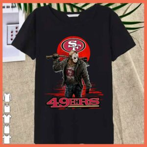 Best San Francisco 49ers Mashup Jason Voorhees Horror Movies Shirt, Jason Voorhees San Francisco 49ers Shirt 3