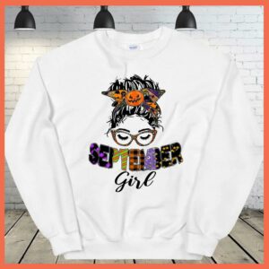 Best September Girl Pumkin halloween shirt. September Girl shirt 1