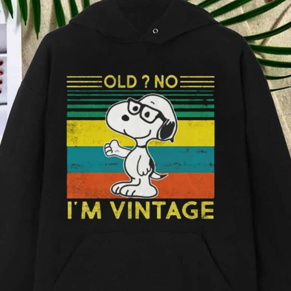 Best Snoopy Old No I'm Vintage Shirt