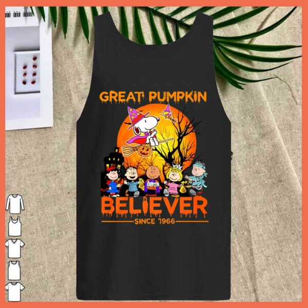 Best The Peanuts Snoopy Great Pumkin Believer Since 1966 shirt