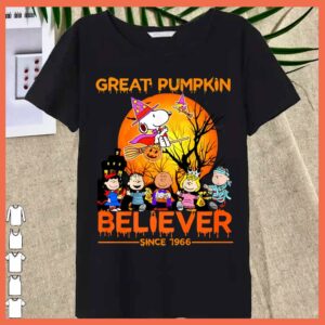 Best The Peanuts Snoopy Great Pumkin Believer Since 1966 shirt 3