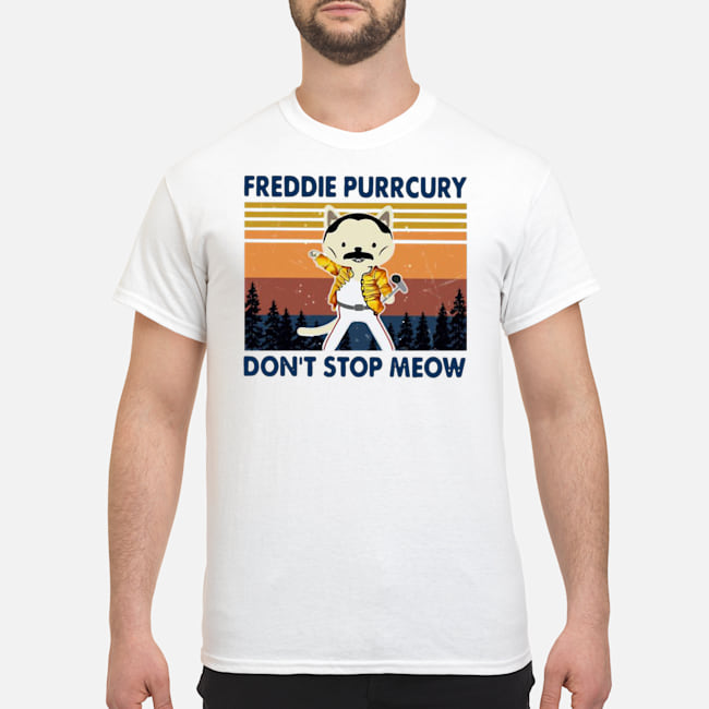 Freddie Purrcury Don't Stop Meow Vintage Shirt 5 Freddie Purrcury Don't Stop Meow Vintage Shirt