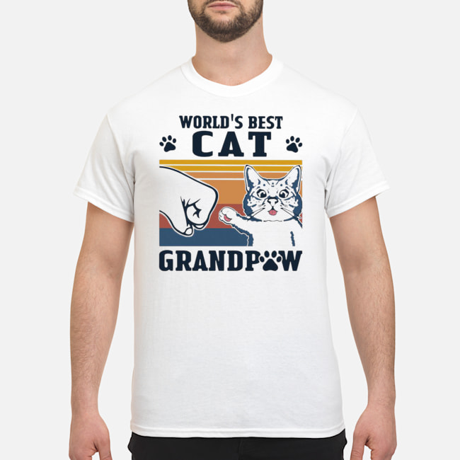 World's Best Cat Grandpaw Vintage Shirt 5 World's Best Cat Grandpaw Vintage Shirt