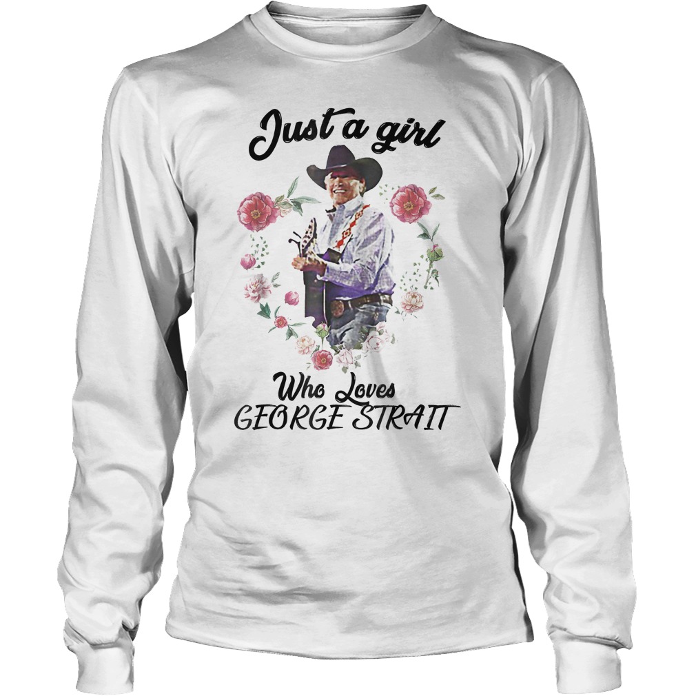 A Girl Loves Music Guitar Singing George T-Shirt Longsleeve Tee Unisex