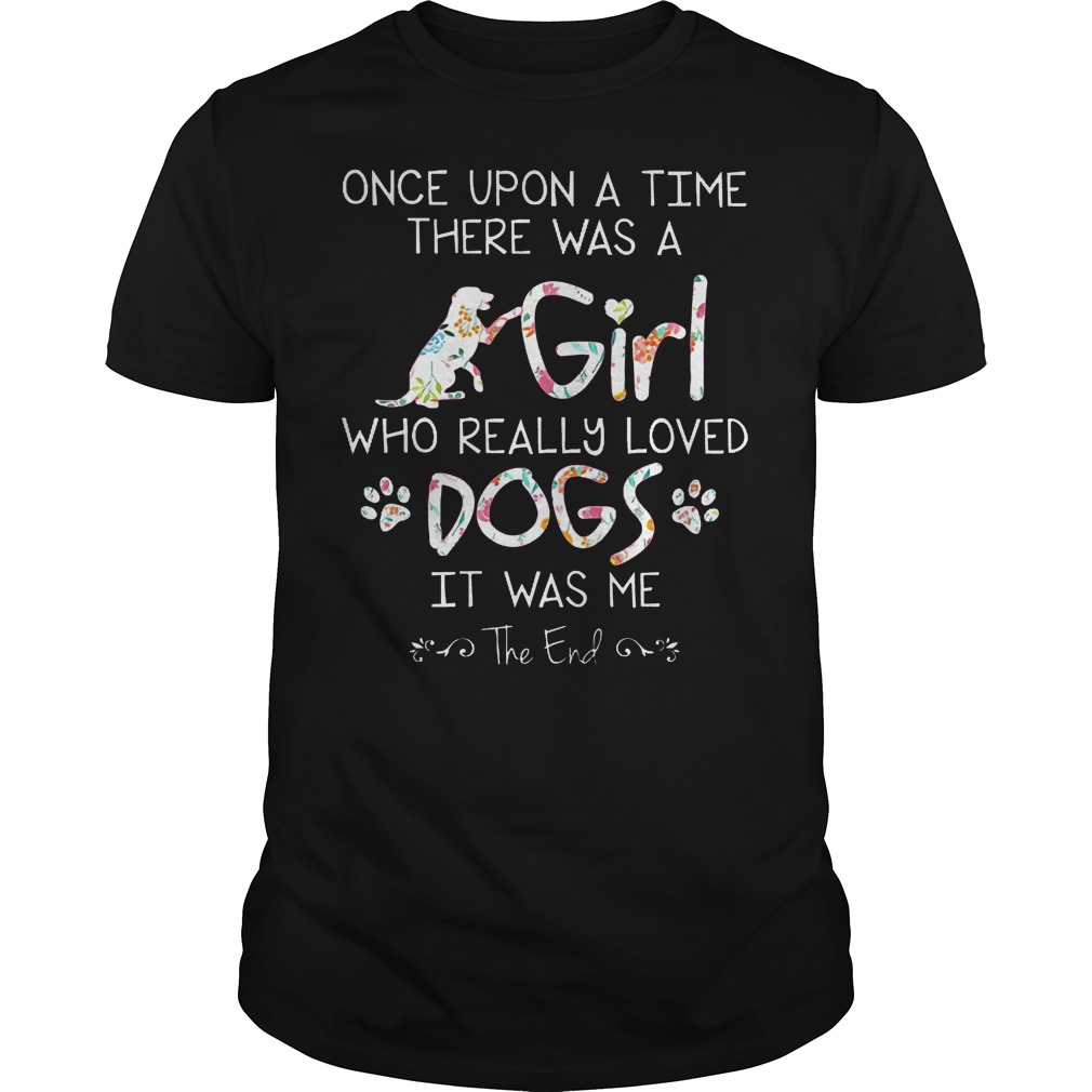 A Girl Who Really Loved Dogs T-Shirt Classic Guys / Unisex Tee