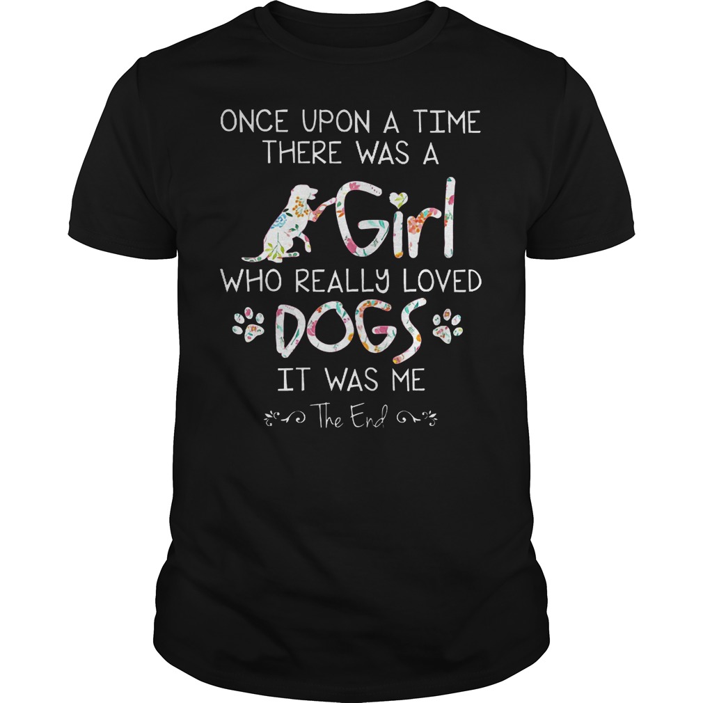 A Girl Who Really Loved Dogs T-Shirt Classic Guys / Unisex Tee