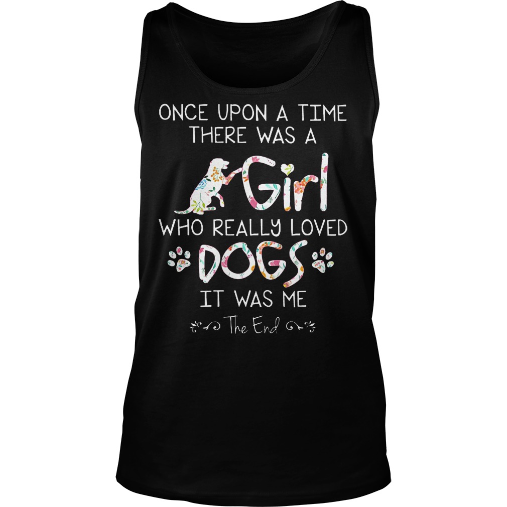 A Girl Who Really Loved Dogs T-Shirt Tank Top Unisex