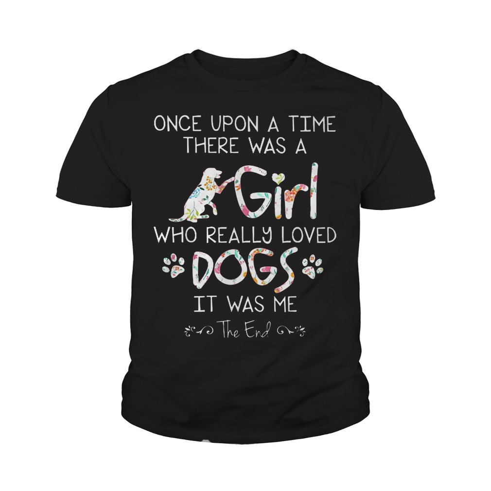 A Girl Who Really Loved Dogs T-Shirt Youth Tee