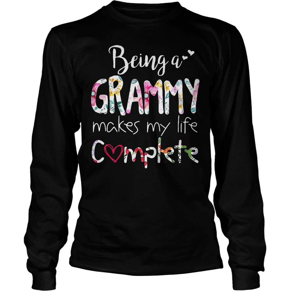 A Grammy Makes Life Complete T-Shirt Longsleeve Tee Unisex