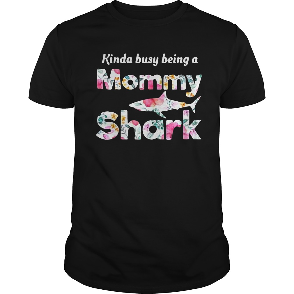 Being A Mommy Shark T-Shirt Classic Guys / Unisex Tee