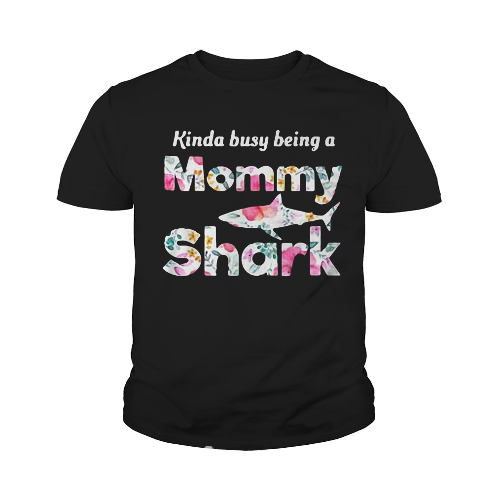 Being A Mommy Shark T-Shirt Youth Tee