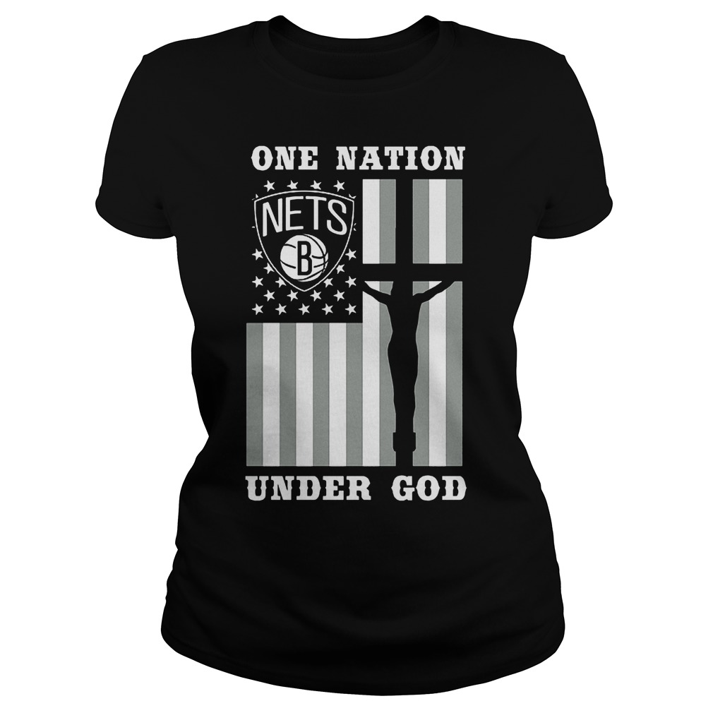 Best Brice Brooklyn Nets - One Nation Under God T-Shirt Classic Ladies Tee