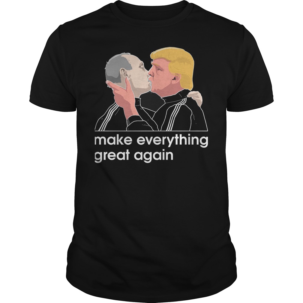 Best Brice Trump kissing Putin T-Shirt Classic Guys / Unisex Tee