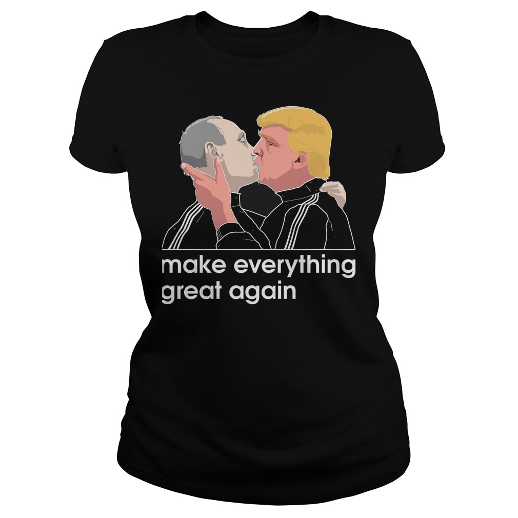 Best Brice Trump kissing Putin T-Shirt Classic Ladies Tee