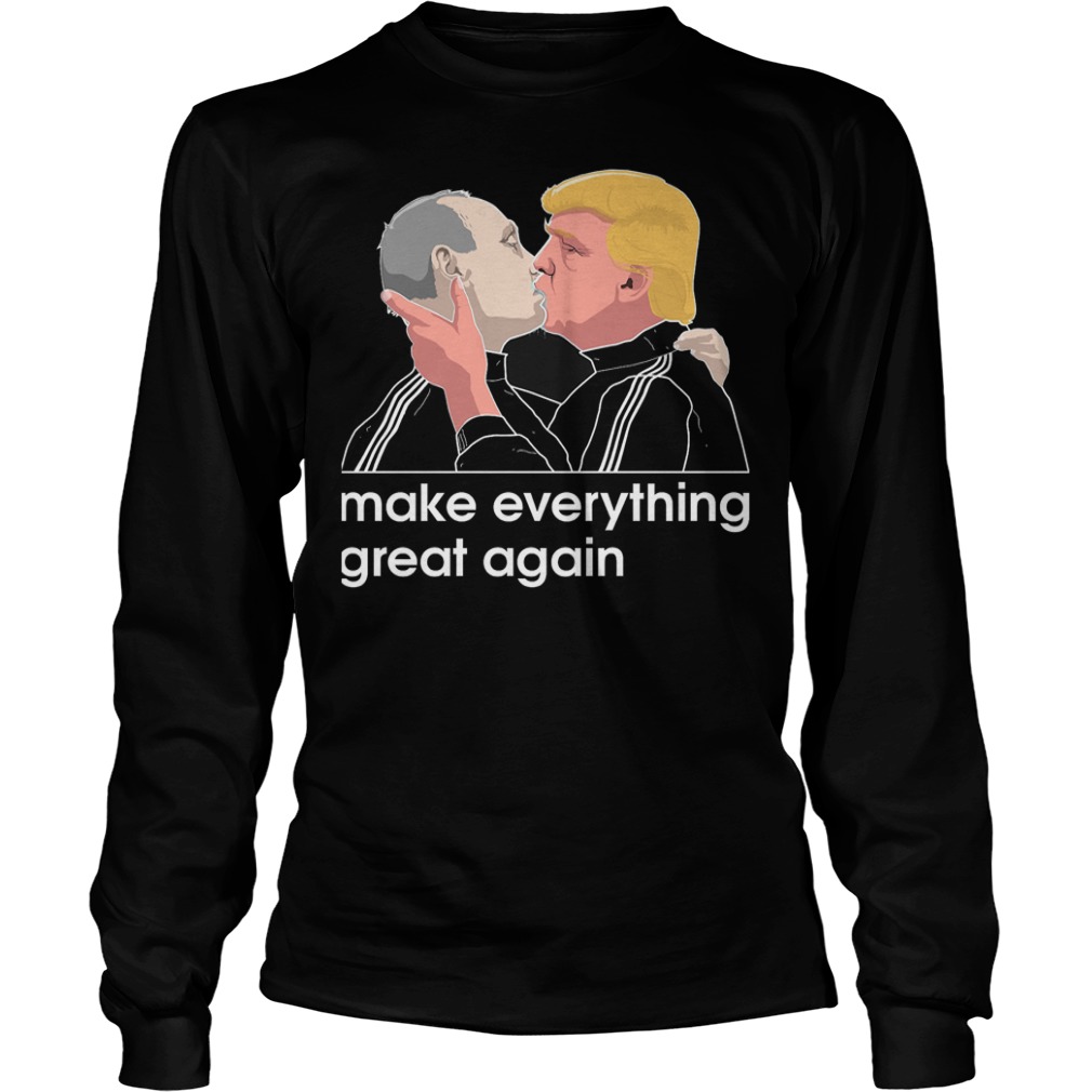 Best Brice Trump kissing Putin T-Shirt Longsleeve Tee Unisex