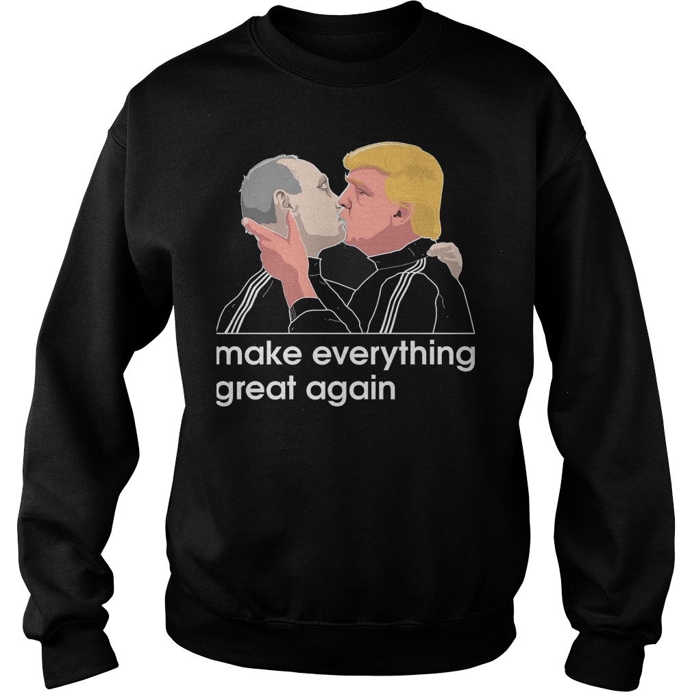 Best Brice Trump kissing Putin T-Shirt Sweatshirt Unisex