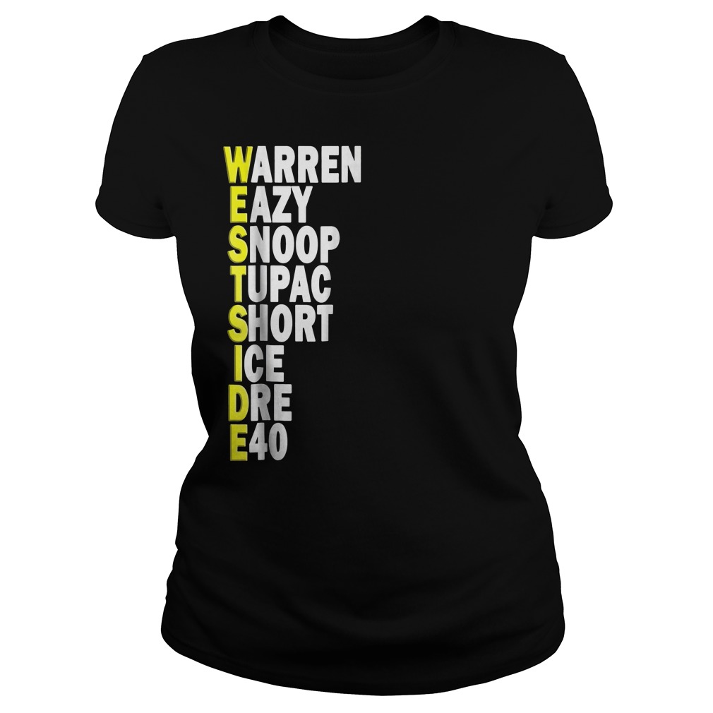 Best Brice West Side Hip Hop Rap Music Artist T-Shirt Classic Ladies Tee