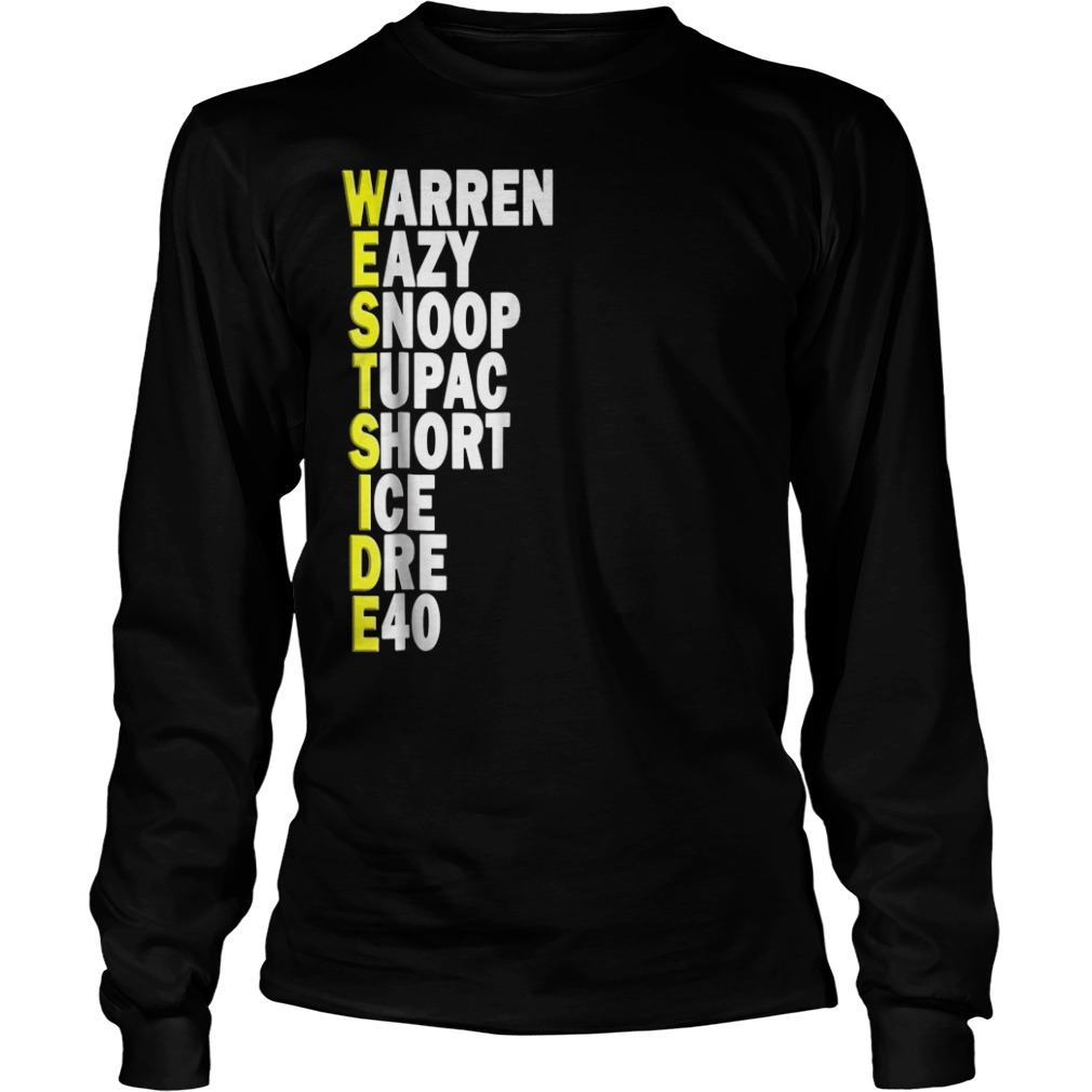 Best Brice West Side Hip Hop Rap Music Artist T-Shirt Longsleeve Tee Unisex