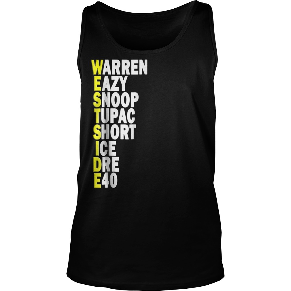 Best Brice West Side Hip Hop Rap Music Artist T-Shirt Tank Top Unisex