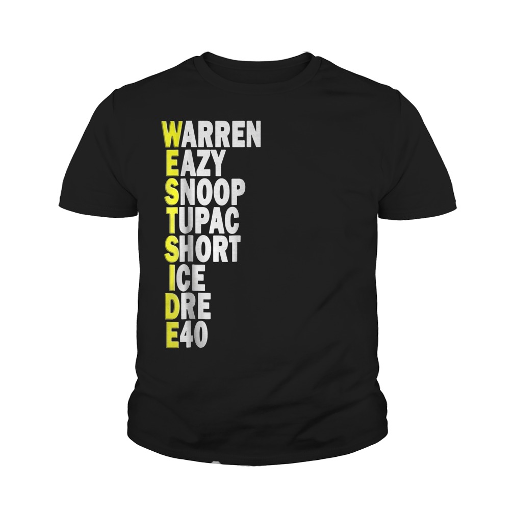 Best Brice West Side Hip Hop Rap Music Artist T-Shirt Youth Tee