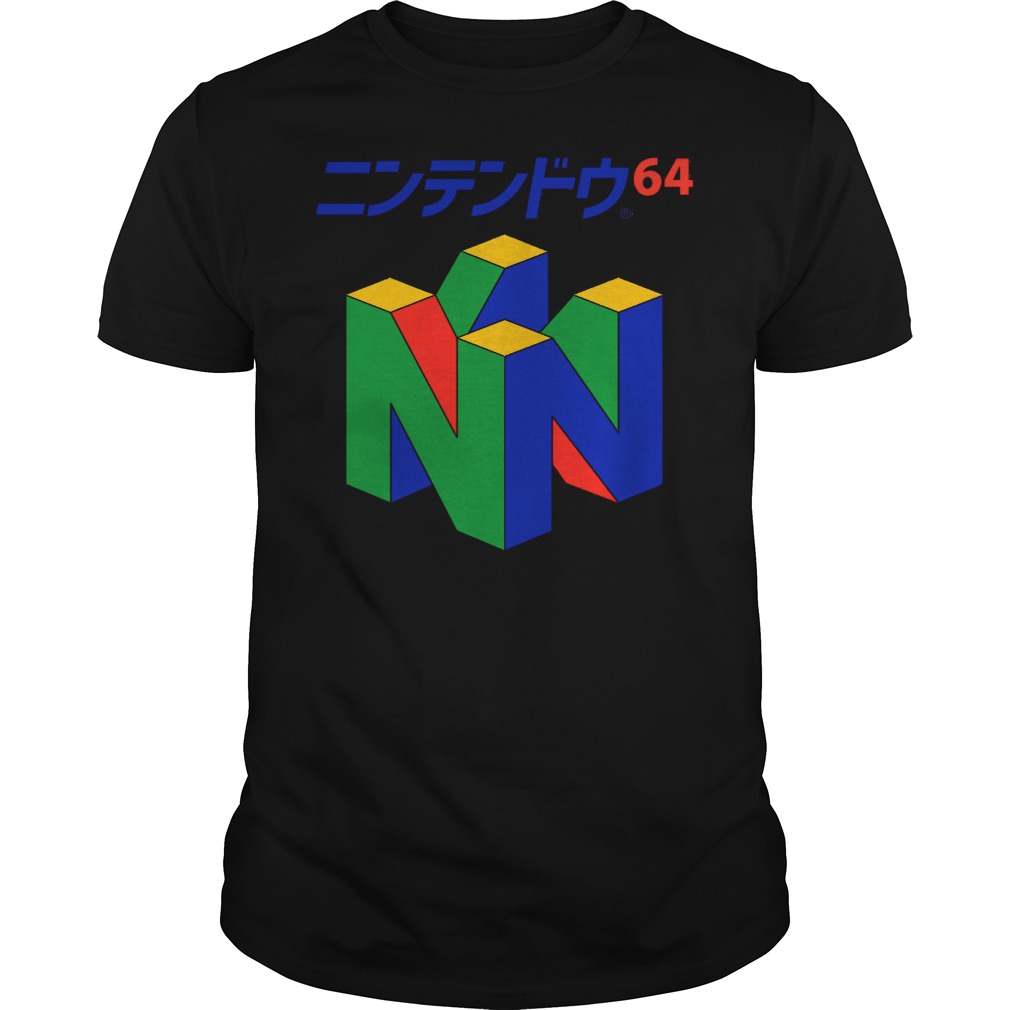 Best Price Japanese Nintendo 64 T-Shirt Classic Guys / Unisex Tee