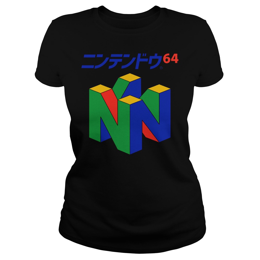 Best Price Japanese Nintendo 64 T-Shirt Classic Ladies Tee