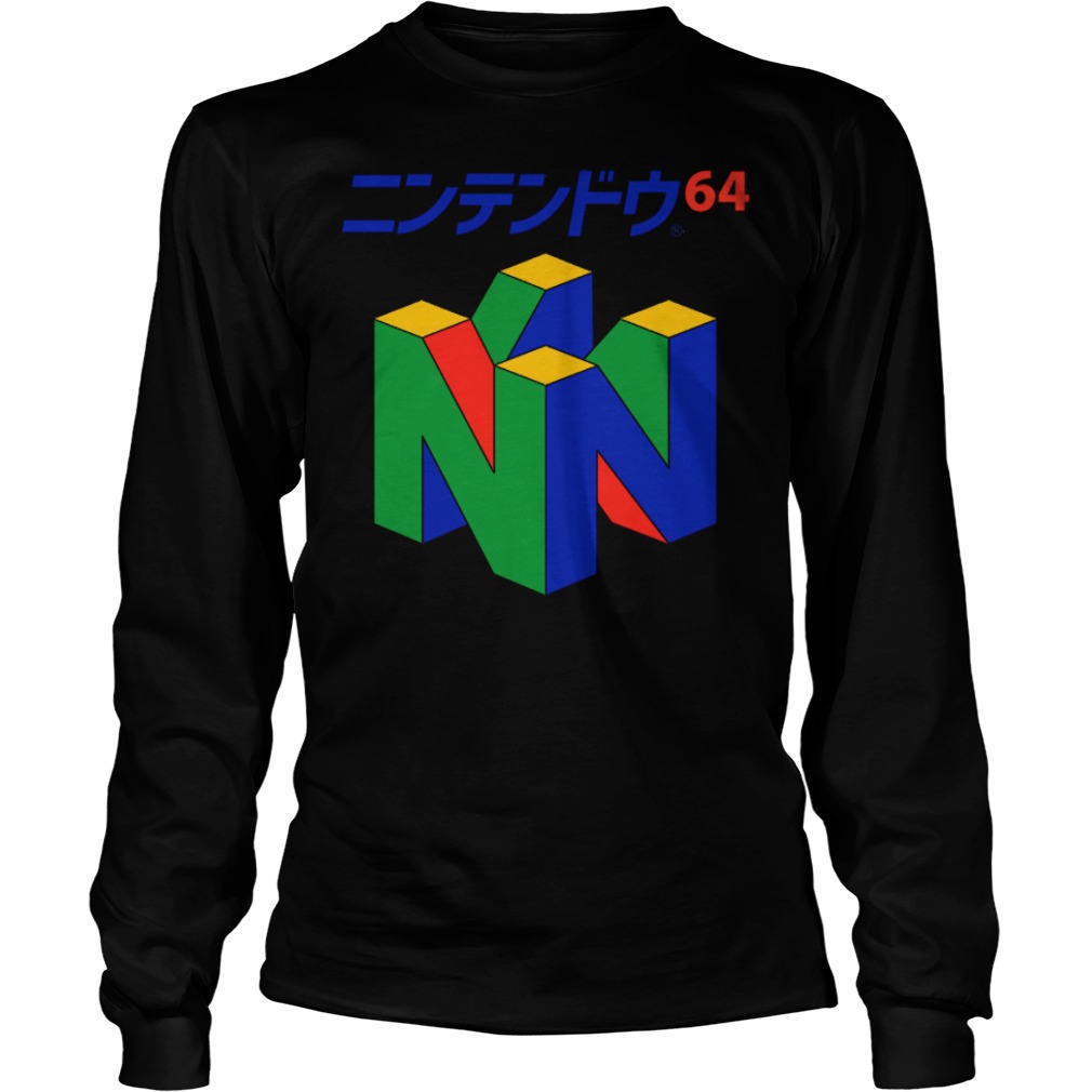 Best Price Japanese Nintendo 64 T-Shirt Longsleeve Tee Unisex