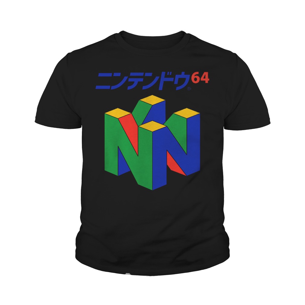 Best Price Japanese Nintendo 64 T-Shirt Youth Tee