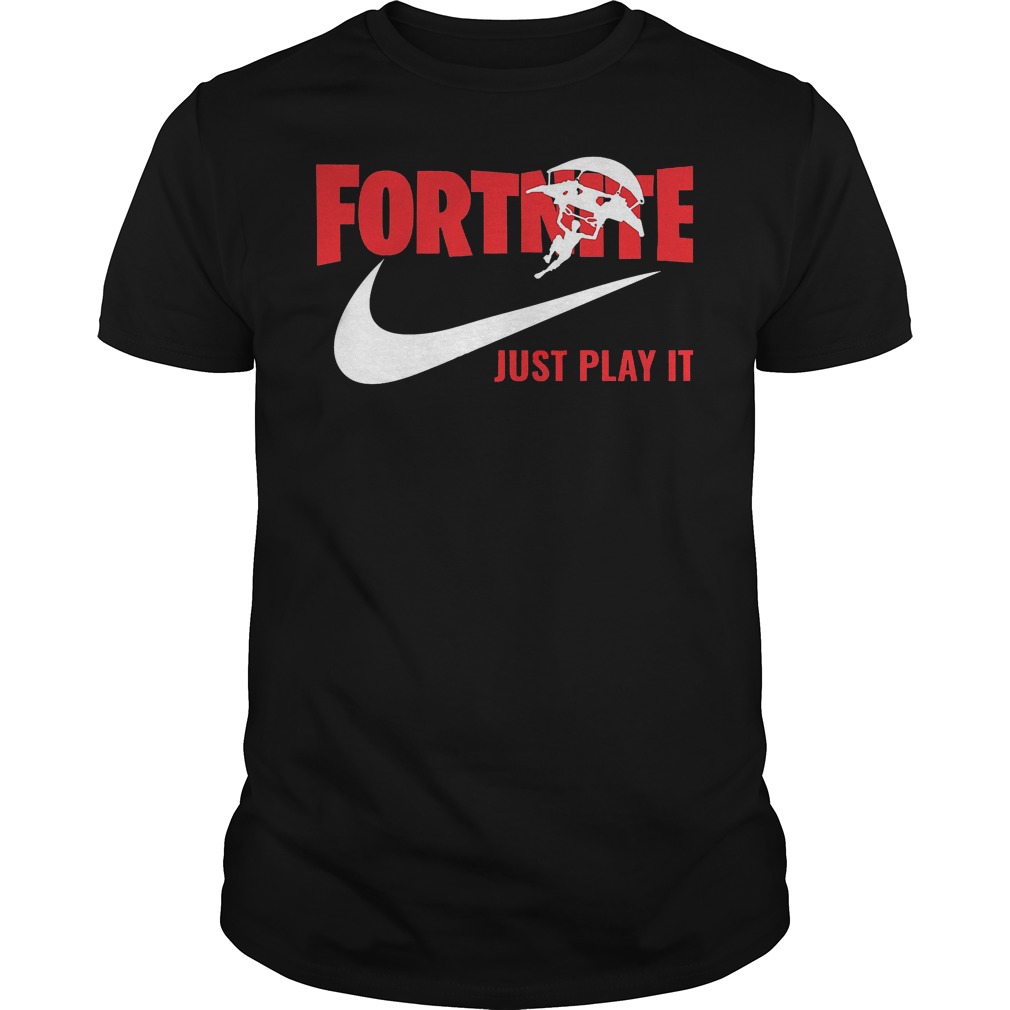 Best Price Just Play Fortnite T-Shirt Classic Guys / Unisex Tee