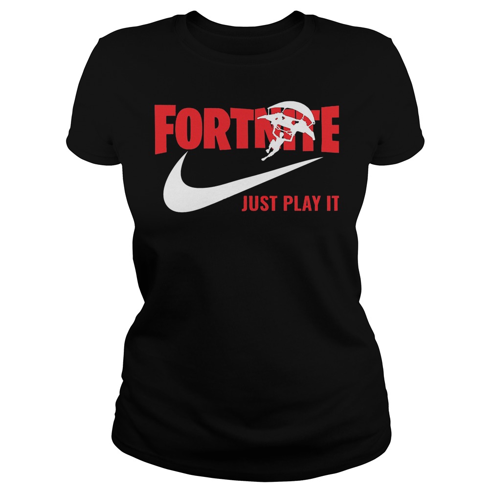 Best Price Just Play Fortnite T-Shirt Classic Ladies Tee