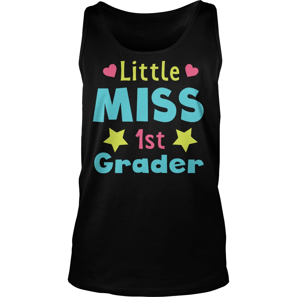Best Price Little Miss 1st Grader T-Shirt Tank Top Unisex