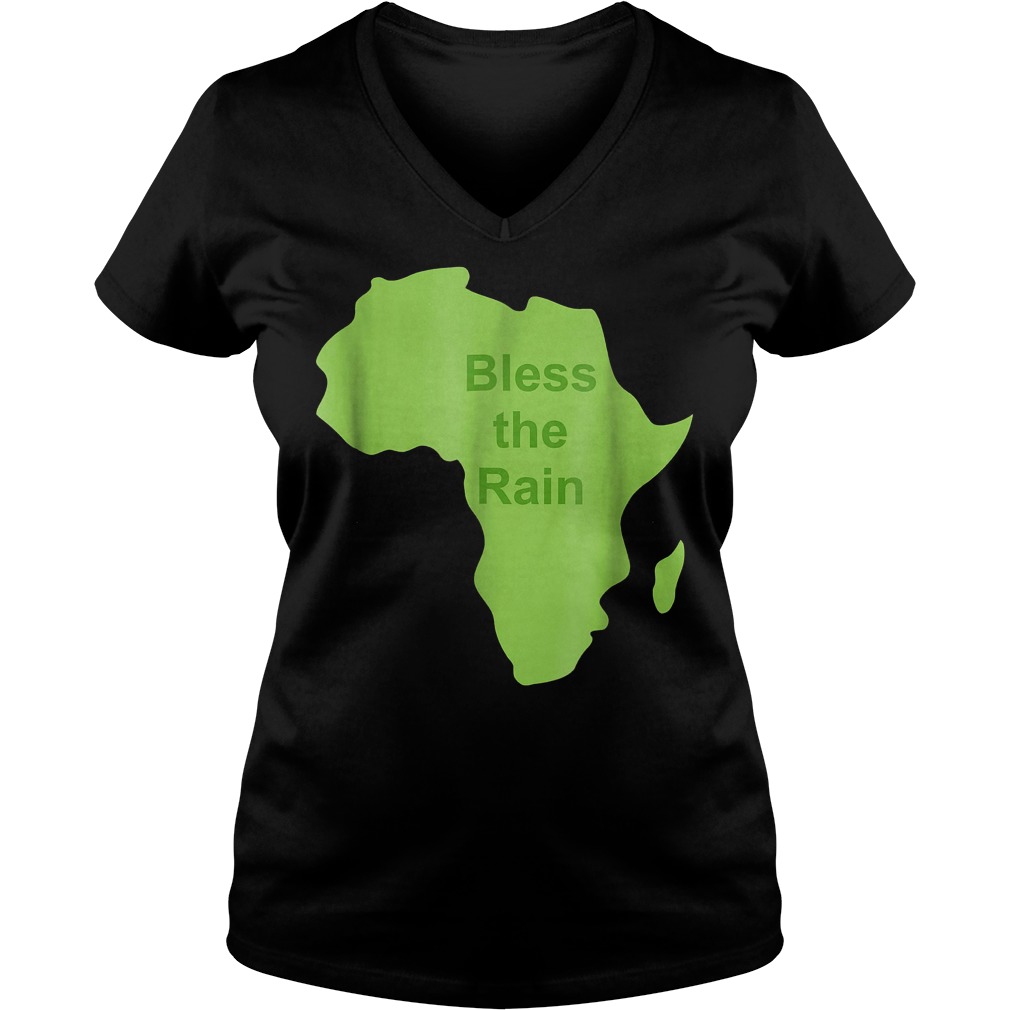 Bless The Rain Down in Africa T-Shirt Ladies V-Neck