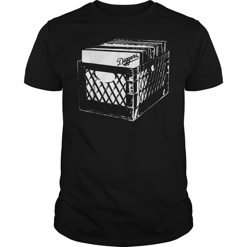 Crate Diggers Record T-Shirt Guys Tee