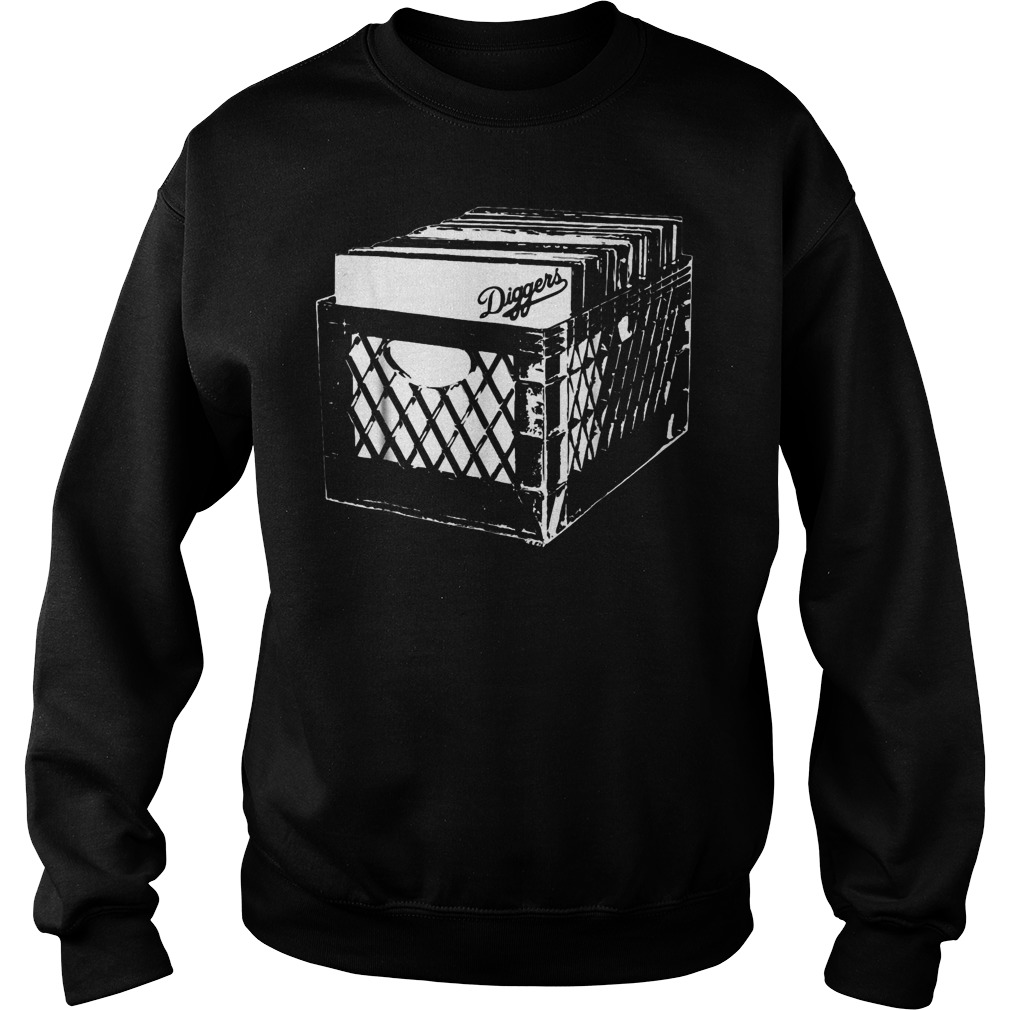 Crate Diggers Record T-Shirt Sweat Shirt