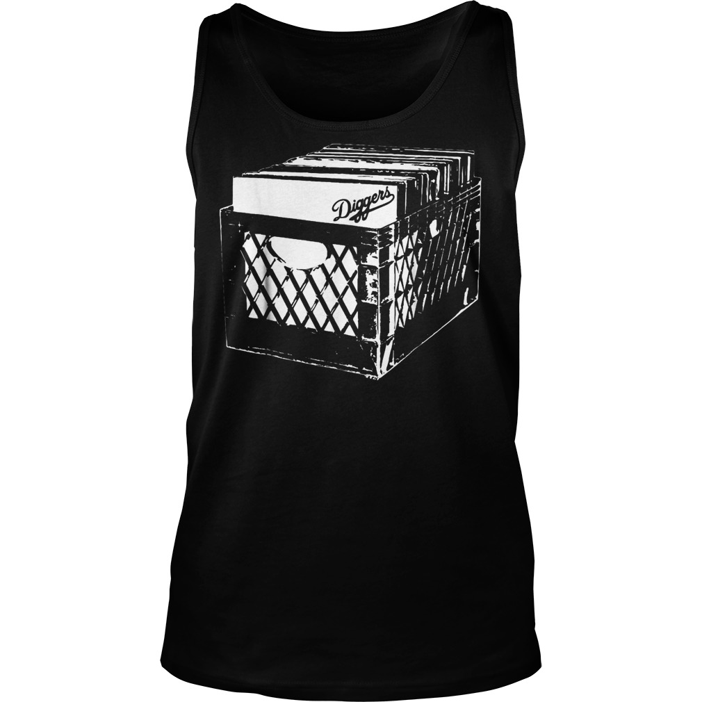 Crate Diggers Record T-Shirt Unisex Tank Top