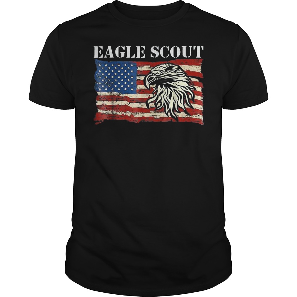Eagle Patriotic Scout T-Shirt 8 Eagle Patriotic Scout T-Shirt Guys Tee