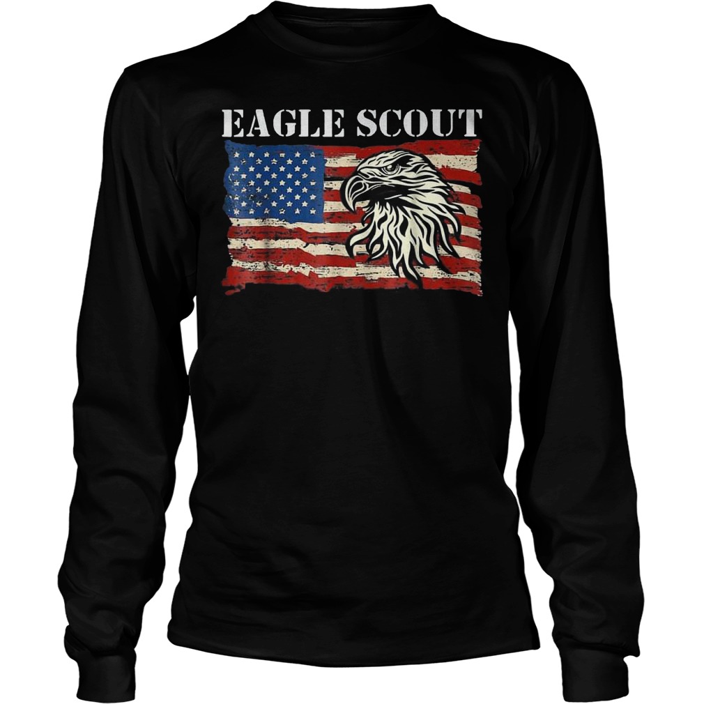 Eagle Patriotic Scout T-Shirt 3 Eagle Patriotic Scout T-Shirt Unisex Longsleeve Tee