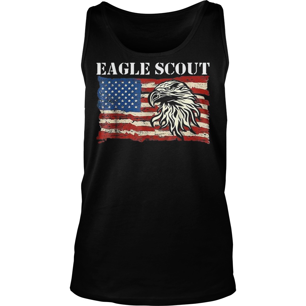 Eagle Patriotic Scout T-Shirt 5 Eagle Patriotic Scout T-Shirt Unisex Tank Top