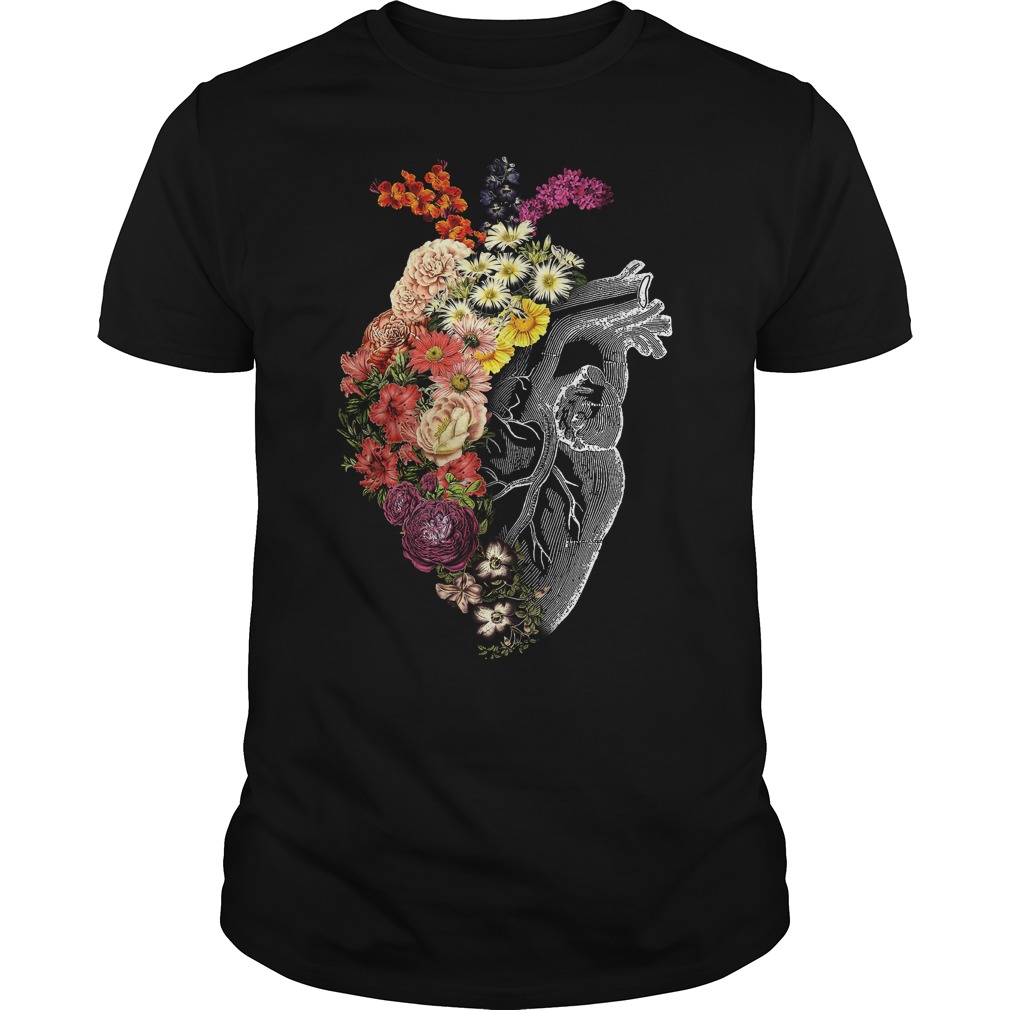 Flower Heart Spring T-Shirt 8 Flower Heart Spring T-Shirt Guys Tee