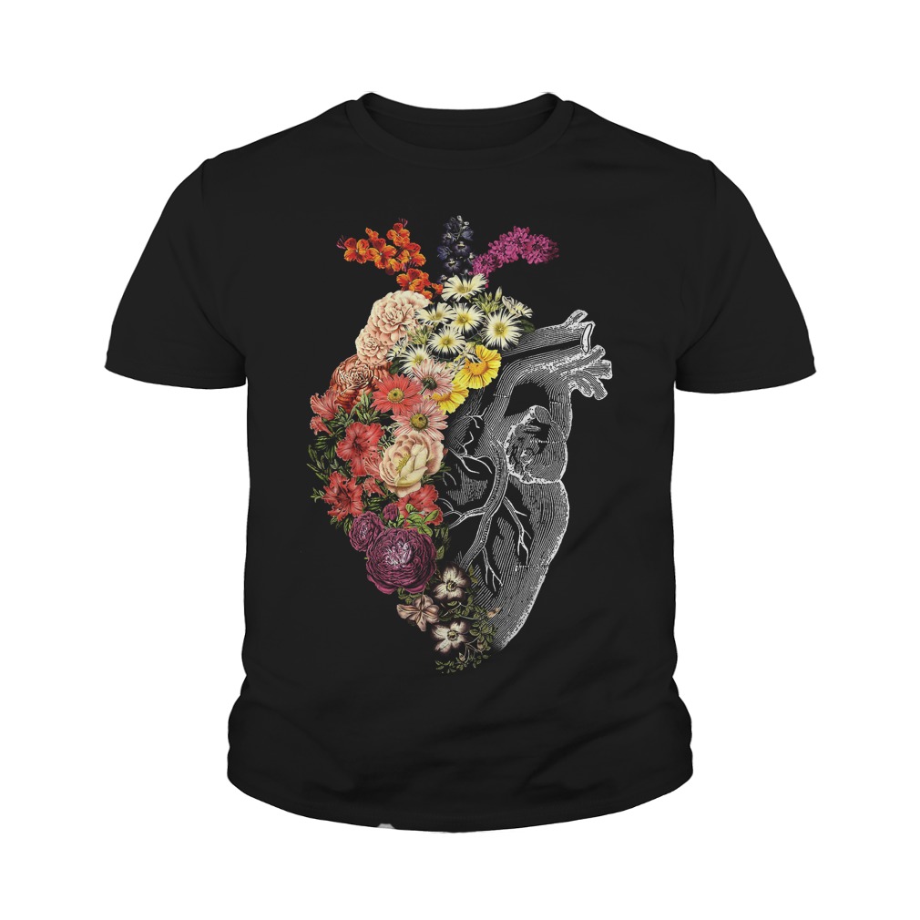 Flower Heart Spring T-Shirt 9 Flower Heart Spring T-Shirt Youth Tee