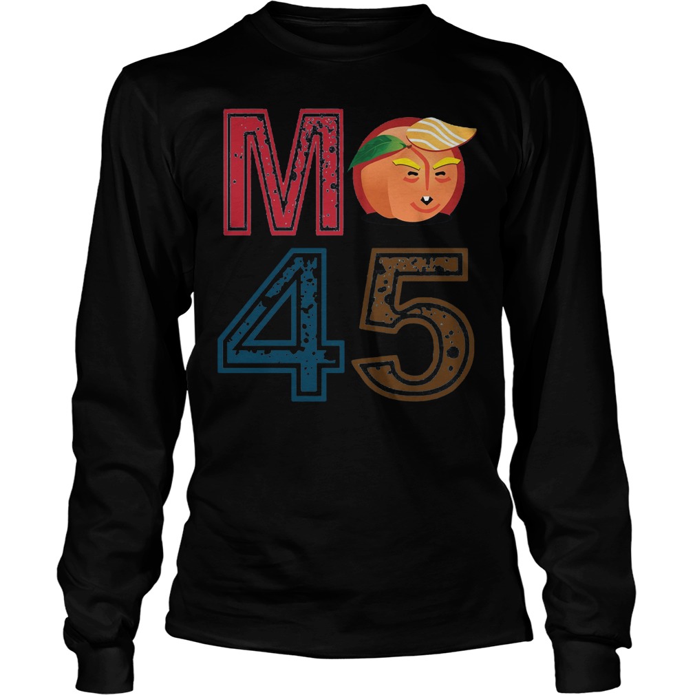 Funny Tee Impeach Trump M Peach 45 Unisex Longsleeve Tee
