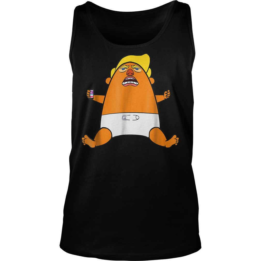Official Angry Baby Anti-Trump Balloon T-Shirt Tank Top Unisex