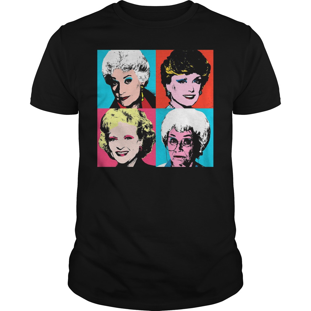 Official Golden Warhol Girls T-Shirt Classic Guys / Unisex Tee