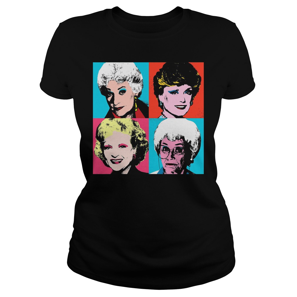 Official Golden Warhol Girls T-Shirt Classic Ladies Tee