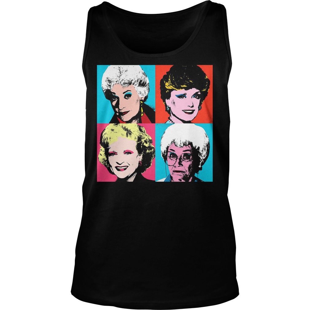 Official Golden Warhol Girls T-Shirt Tank Top Unisex