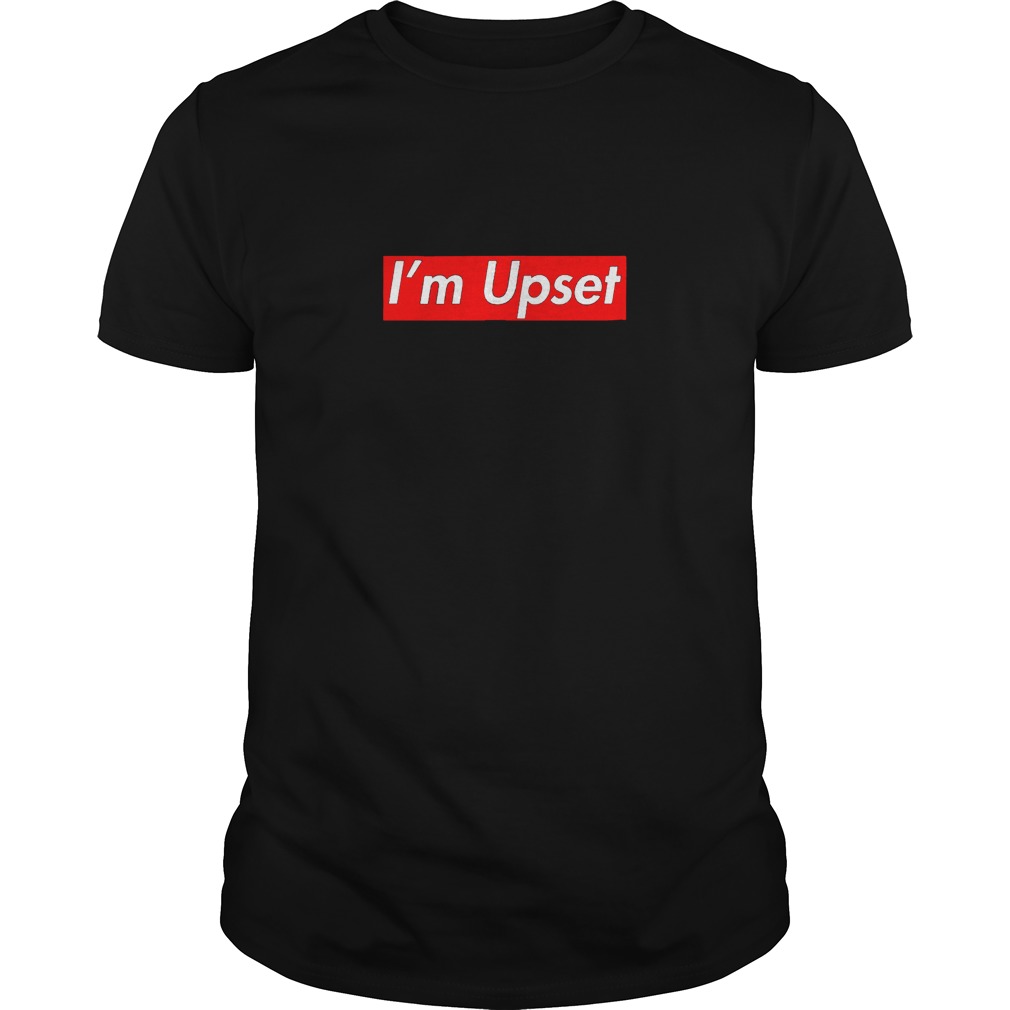 Official I am Upset Box Logo T-Shirt Classic Guys / Unisex Tee