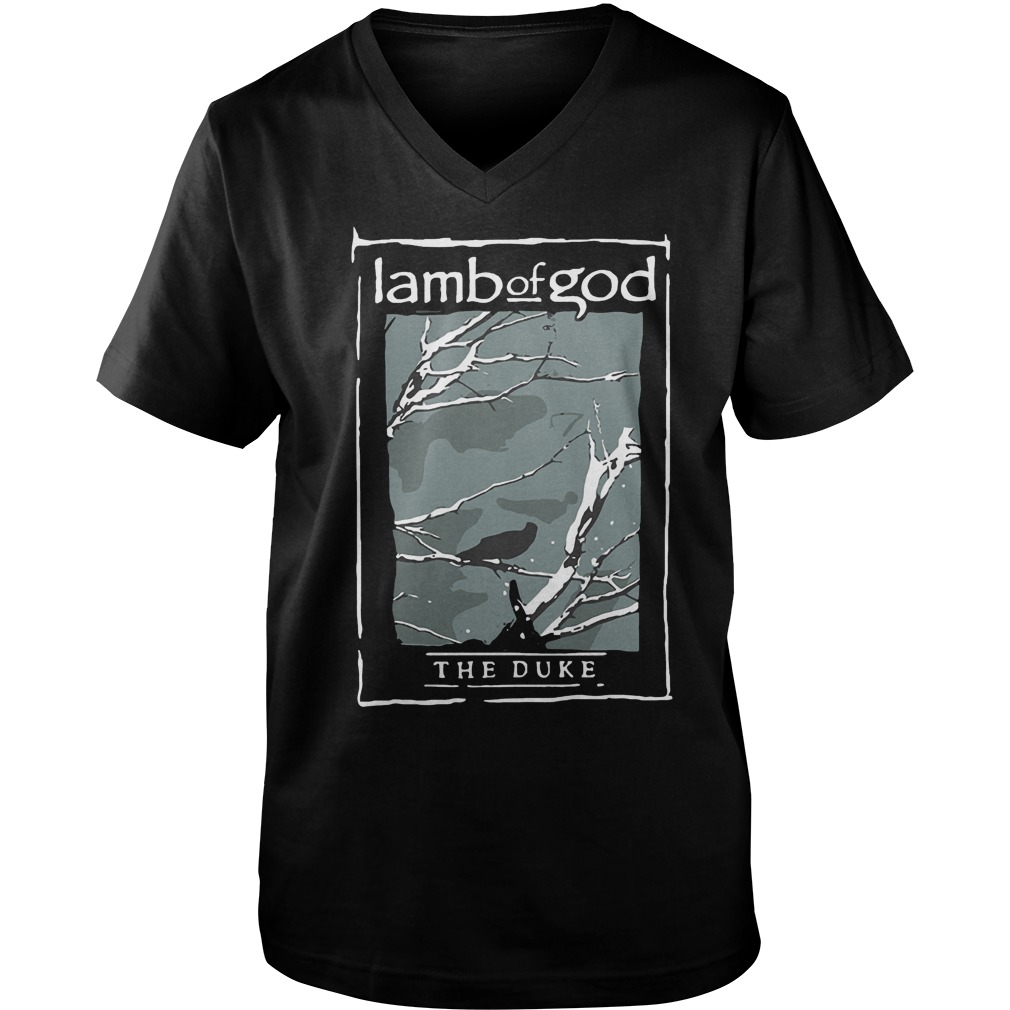 Official Lamb Of God The Duke Heavy Metal T-Shirt Guys V-Neck