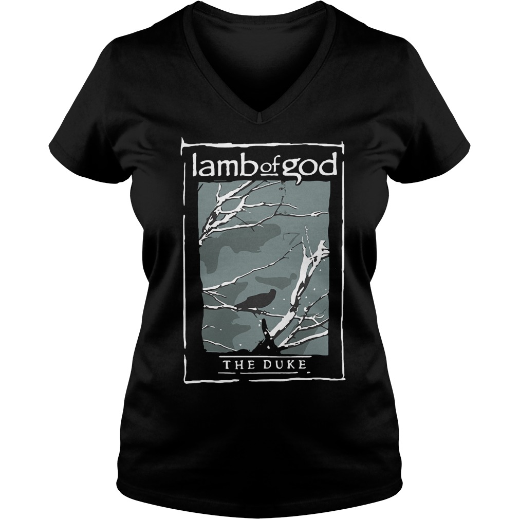 Official Lamb Of God The Duke Heavy Metal T-Shirt Ladies V-Neck